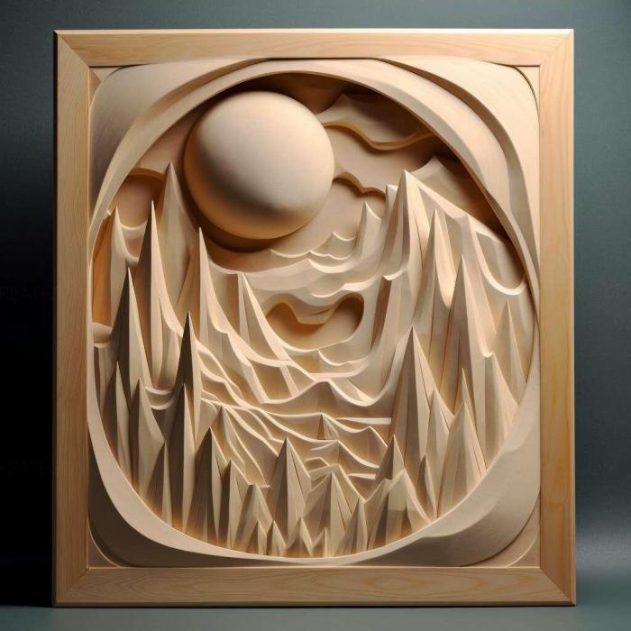 نموذج ثلاثي الأبعاد لآلة CNC 3D Art 